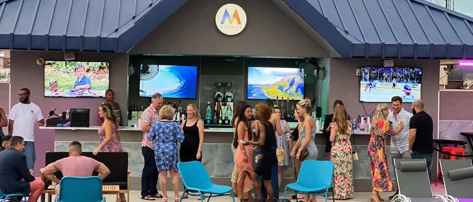 Monroe rooftop banner